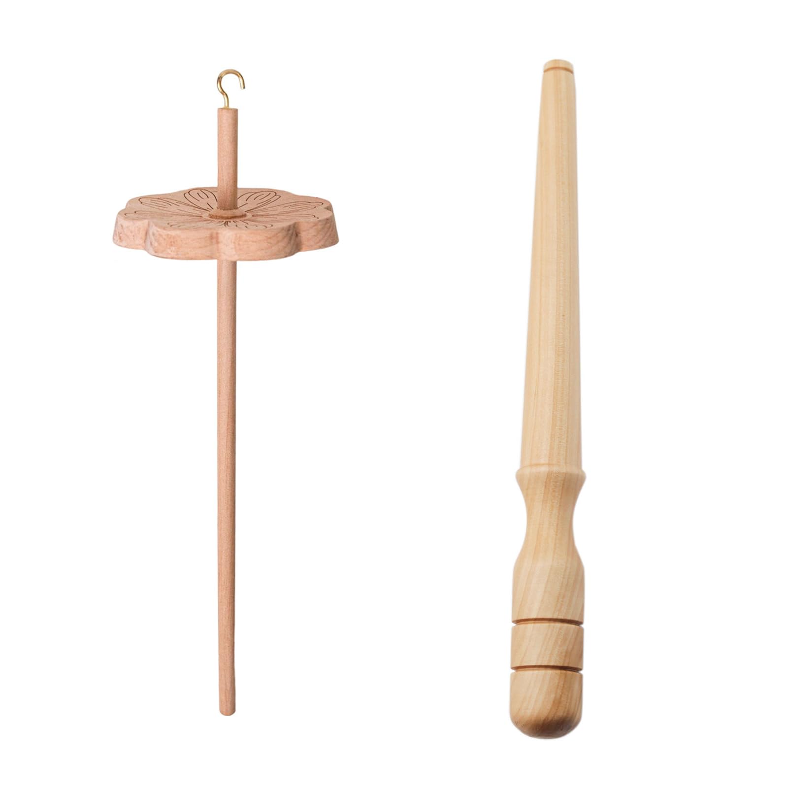 Woedpez Whorls Yarn Spindle Flower-Shaped Sewing Accessories for Craft Enthusiasts Yarn Lower-shaped