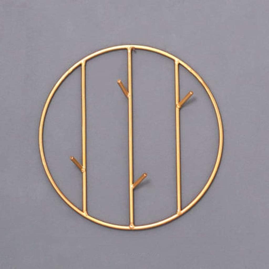 Gold Iron Art Key Holder Wall Nordic Coat Hangers Home Decoration Wall Hook for Keys Creative Hat Hanger Bathroom Accessories