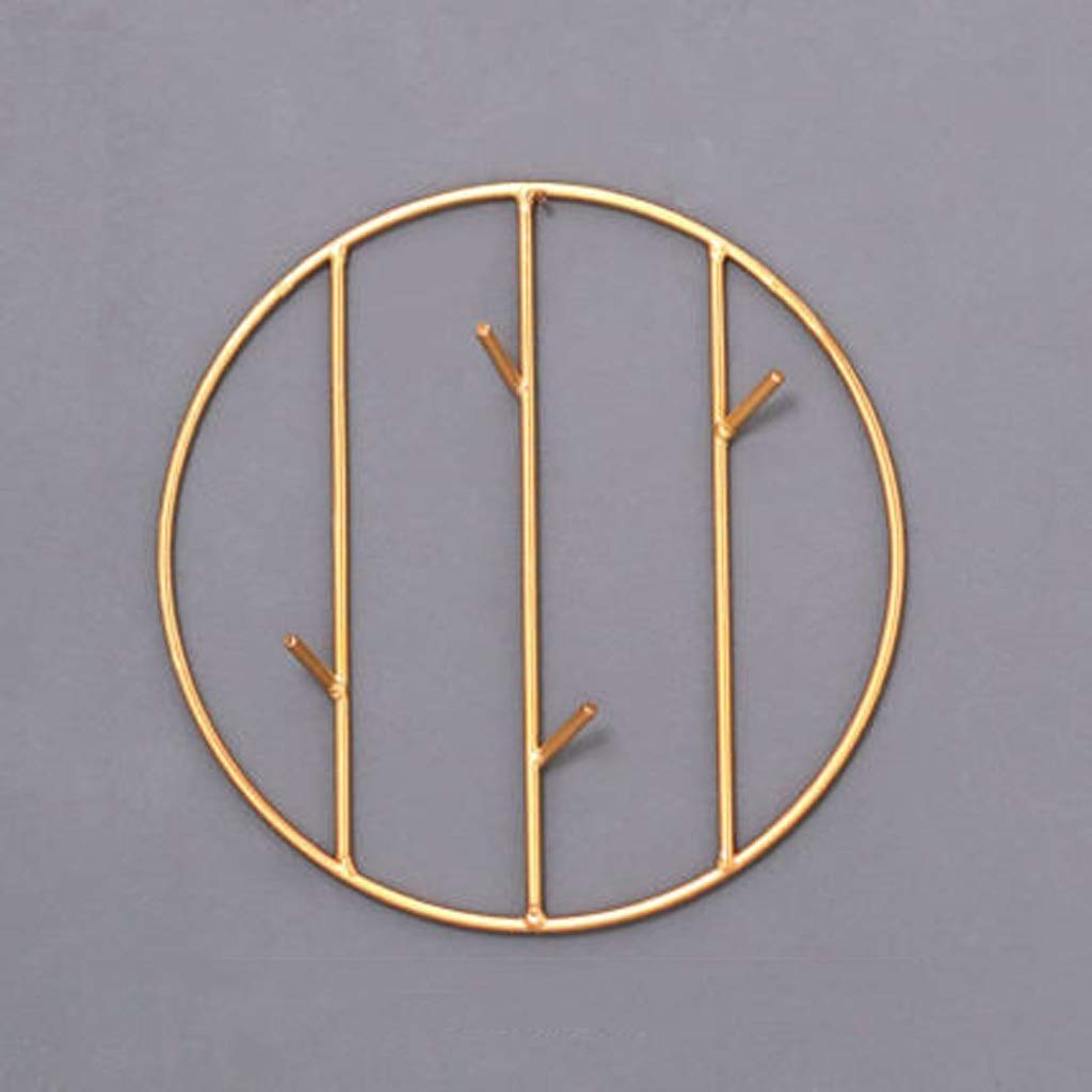 MRKU Coat Rack with Hooks Iron Art Key Holder Wall Nordic Hangers Home Decoration