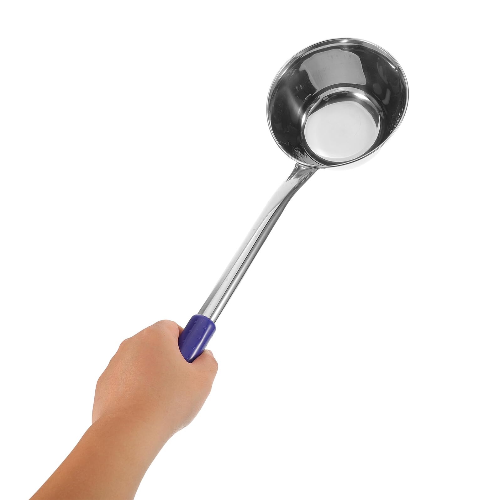 VILLCASE Cucharón de Agua de Acero Inoxidable con Mango Ergonómico para Cocina Baño y Servir Sopa Cucharón Duradero y Fácil de Limpiar Utensilio Multifuncional para Uso Doméstico
