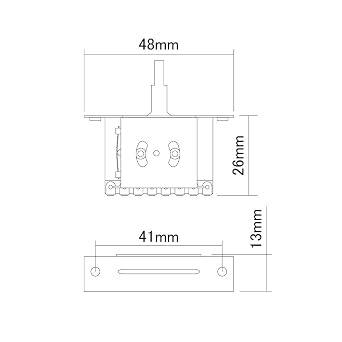 SCUD ALPHA ALP-5W Lever Switch, 5-Way Screw Included