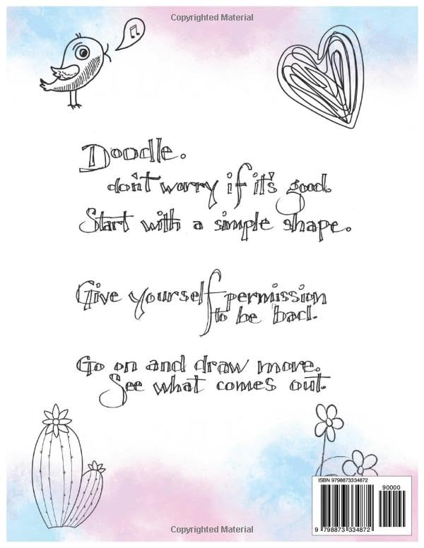 THE ARTFUL SCRIBBLE: A DRAWING PROMPTS DOODLE BOOK, FUN SKETCH BOOK FOR TEENS AND ADULTS, INCLUDES SIMPLE TO MORE CHALLENGING DOODLES AND SKETCH ... THE DAY (DRAWING AND WRITING PROMPT BOOKS) image 3