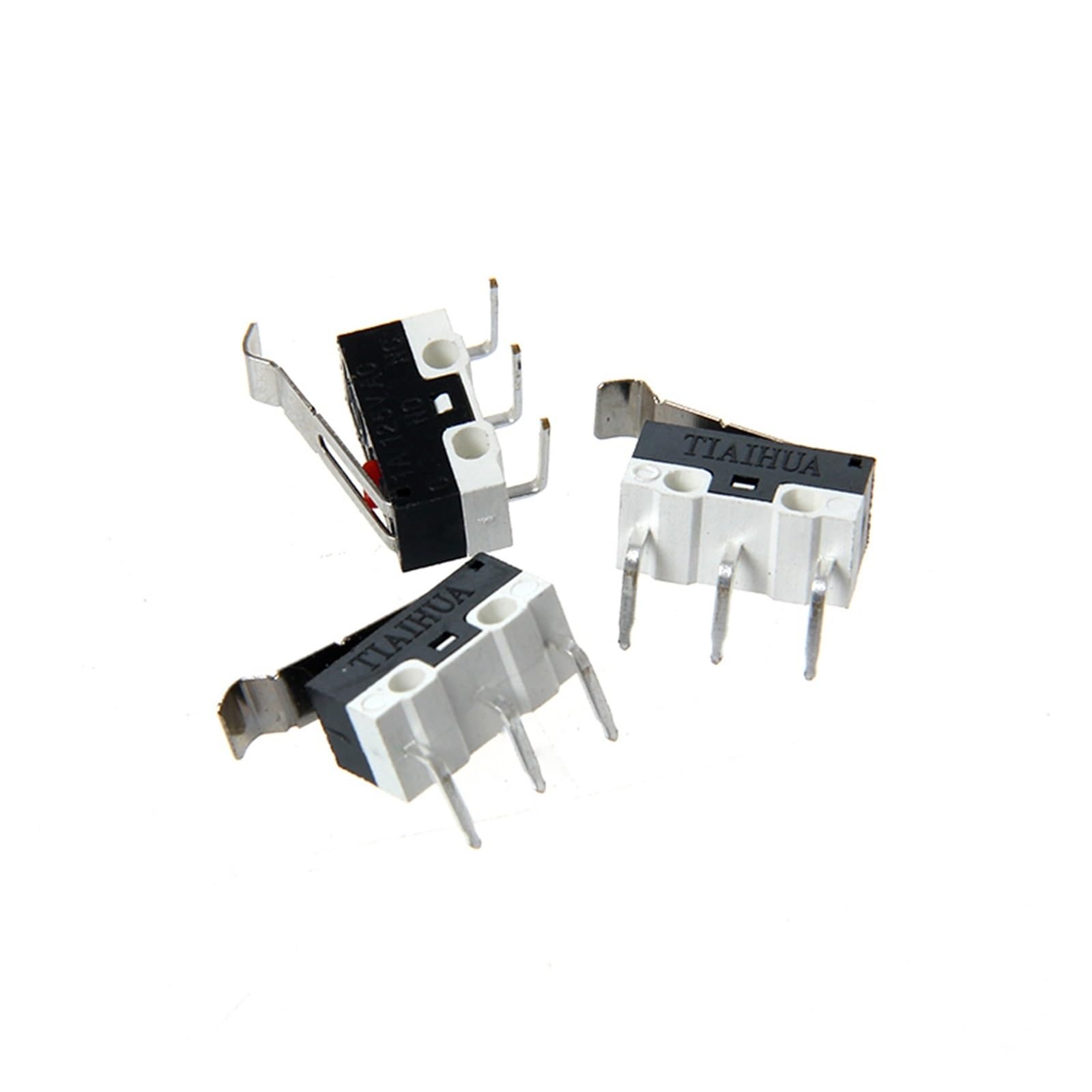 Microinterruptor Muñeca de tres pies con mango curvo Toque el interruptor de límite de recorrido 1A/125VAC hacia la izquierda for 3D