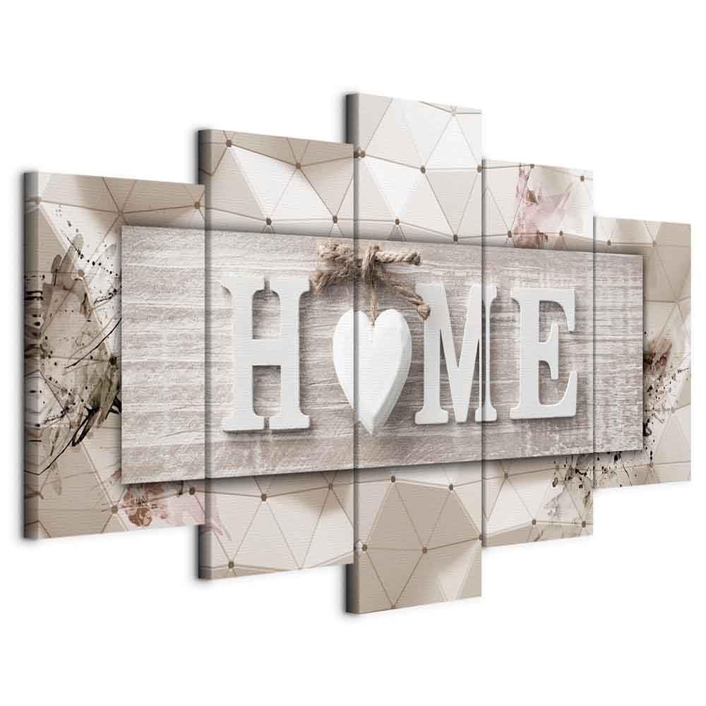 murando Canvas Wall Art 100x50 cm / 40"x20" 5 pcs. Large Canvas Prints XXL - Art Deco Pictures for Bedroom Walls - Home Decor Wall Pictures for Living Room home boards 3D m-C-0251-b-p