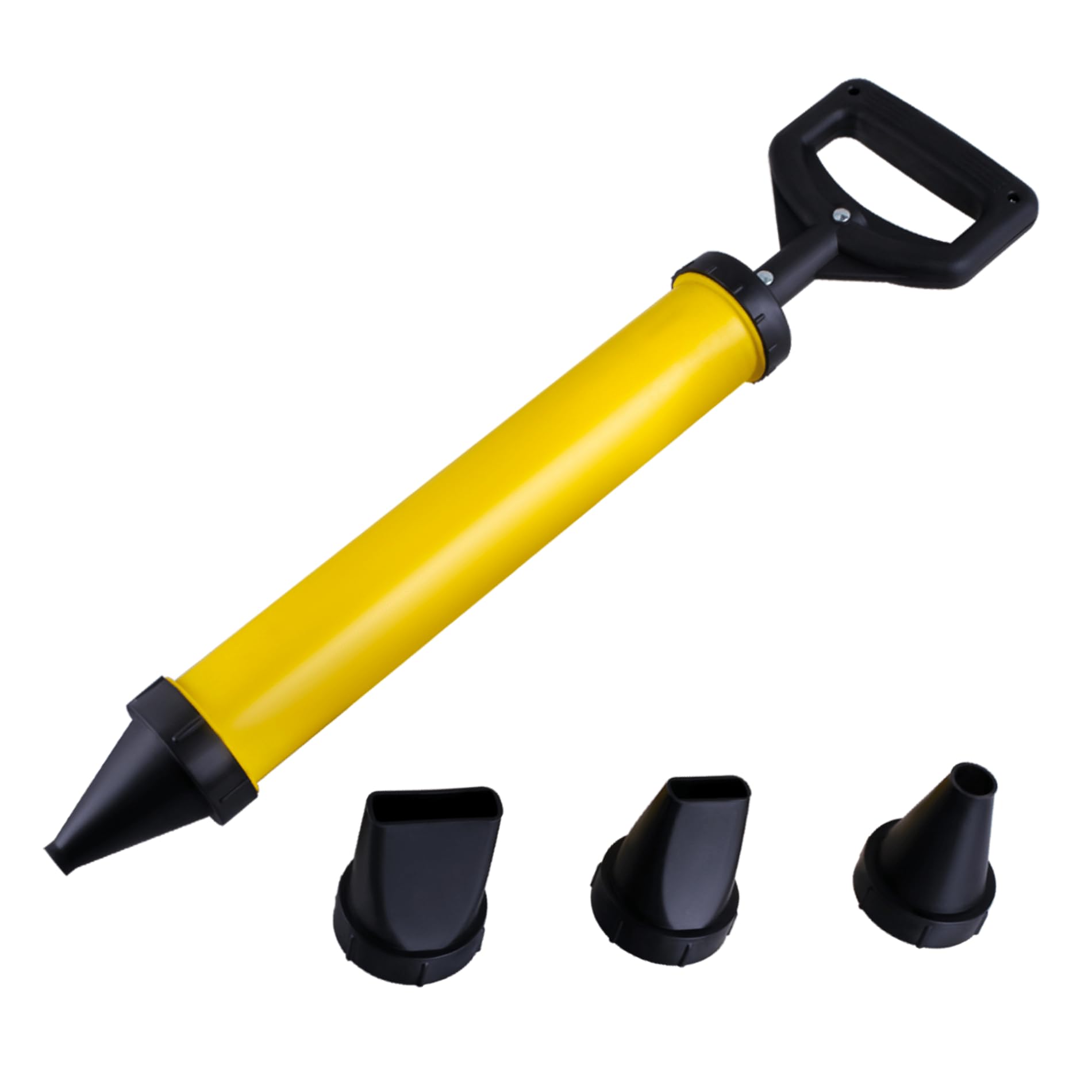 Cement Grout Gun Set, Professional Mortar Caulking Pump with 4 Nozzles, Mortar Sprayer Pointing, Multifunction Grouting Pump Applicator Tool for Cement & Lime