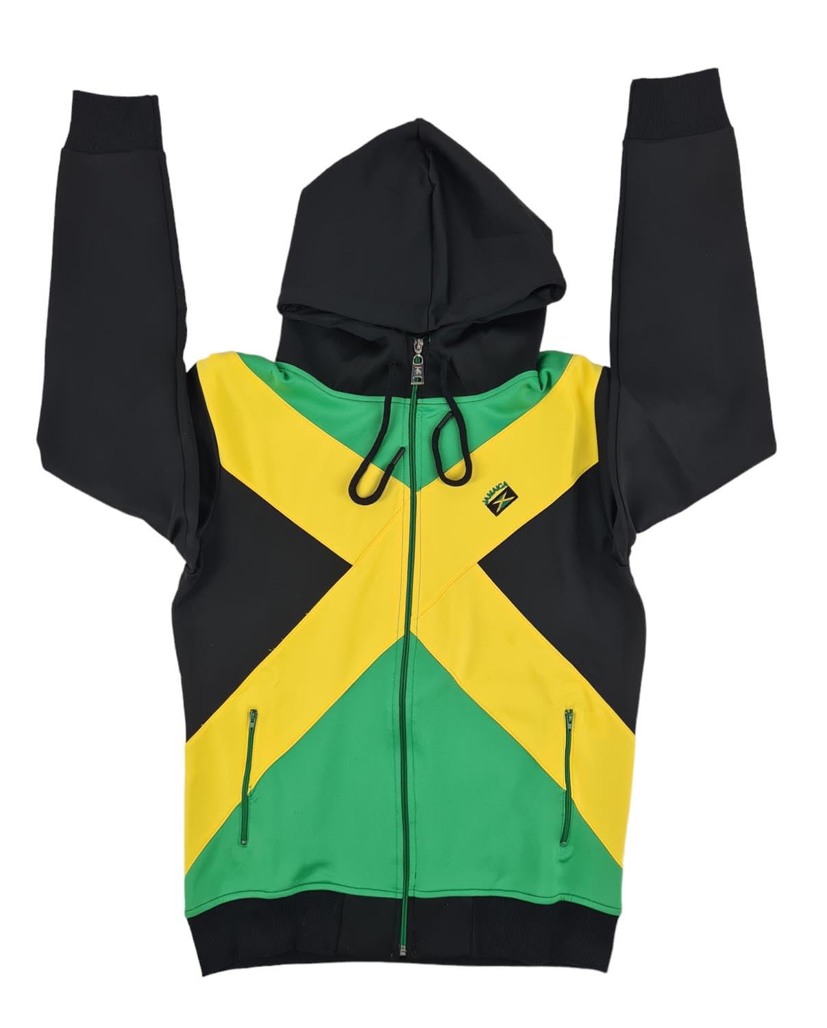 Time Is Money Tuta da uomo Slim Fit Jamaica, 100% poliestere
