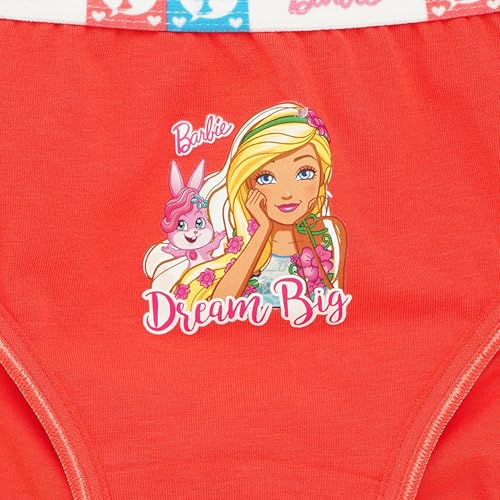 Image of Red Rose Kids Girls Cotton Printed Panty Pack of 6-Assorted
