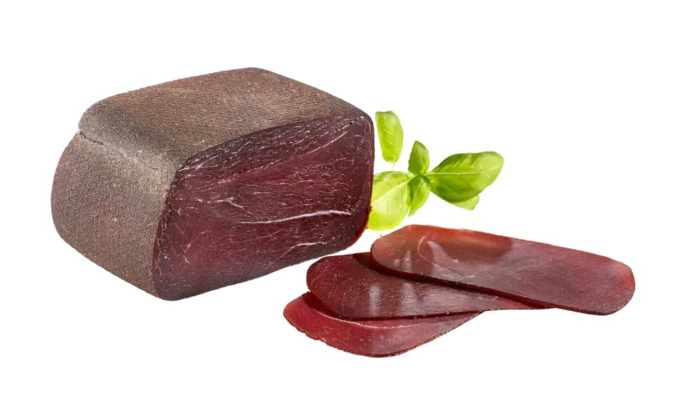 Almgourmet - Geschenkset "Wildes Tirol" - 730g + 0,75l - mit 5 wilden Köstlichkeiten aus Tirol und Südtirol - u.a. Salami aus Italien und Hirschschinken