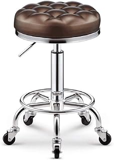 Swivel Stool Chair Height Adjustable Kitchen Barstools Set of 2， Pub Swivel Bar Stool， Adjustable Bar Stool Shop House， Room Bar Stools Swivel for Kitchen,Salon,Bar,Office,Massage Efficency