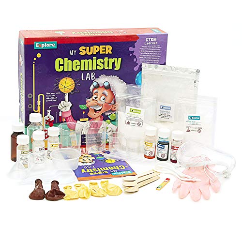 Mighty Mojo STEM Learner My Super Chemistry Lab, Science Lab for Kids, Laboratory Science Kit, Science Activity Toy kit for Kids, Chemistry Lab kit for Both Girls & Boys