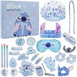 Get Trend Disney Stitch Adventskalender 2025 mit Accessoires, Beauty Produkte, Weihnachtskalender Geschenke für Frauen & Teenager Mädchen (Blau Stitch)
