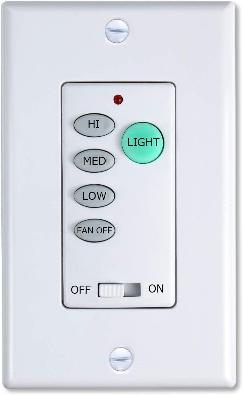PERFASCIN UC7083T Replacement Remote Control For Hampton Bay Ceiling Fan With Single Light