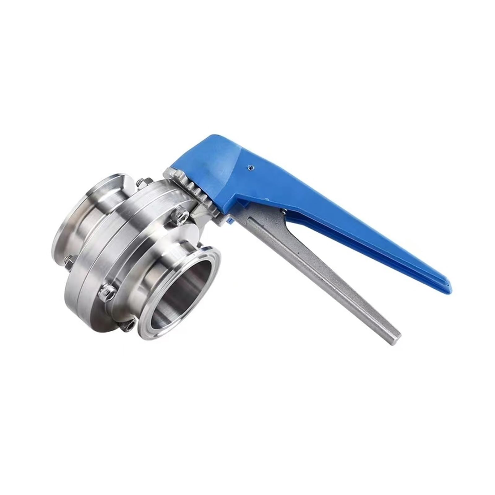 3" 304 Clamp 91mm Multi-Position Handle Butterfly Valve