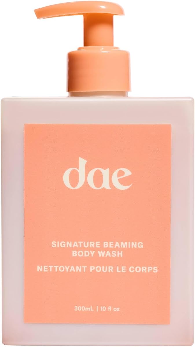 DAE Signature Beaming Body Wash - Softens & Nourishes Skin, Moisturizes | Locks in moisture, Smoothes & softens skin, Supports elasticity, Rich lather, Signature citrus scent, Vegan, Sulfate-free