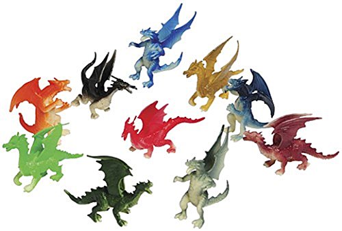 Just4fun 3 Dozen (36) Mini Dragon Toy Figures - 2
