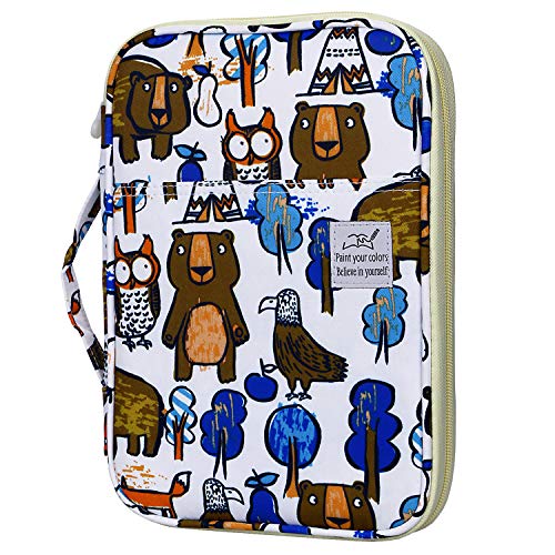 YOUSHARES Trousse Sac à Crayons et Stylos Sangle et Grande Capacité, Pratique et Solide 96 Slots Pencil Case 05