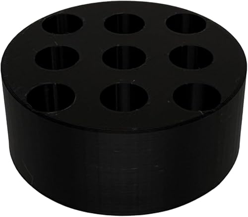 Cartucho, bolígrafos y soporte para batería 510 - Disco de 9 espacios (negro)