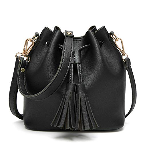 Sac à bandoulière à pompon au design minimaliste inspiré de Corée