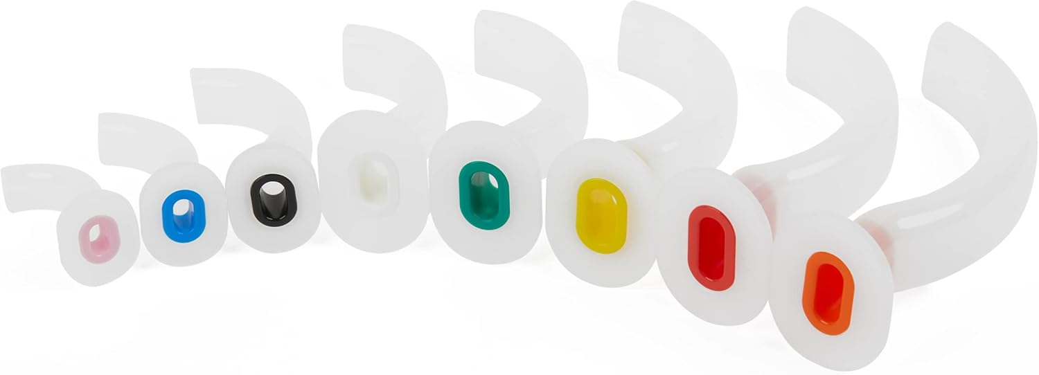 Oropharyngealtubus Tubos de primeros auxilios, 8 unidades por paquete