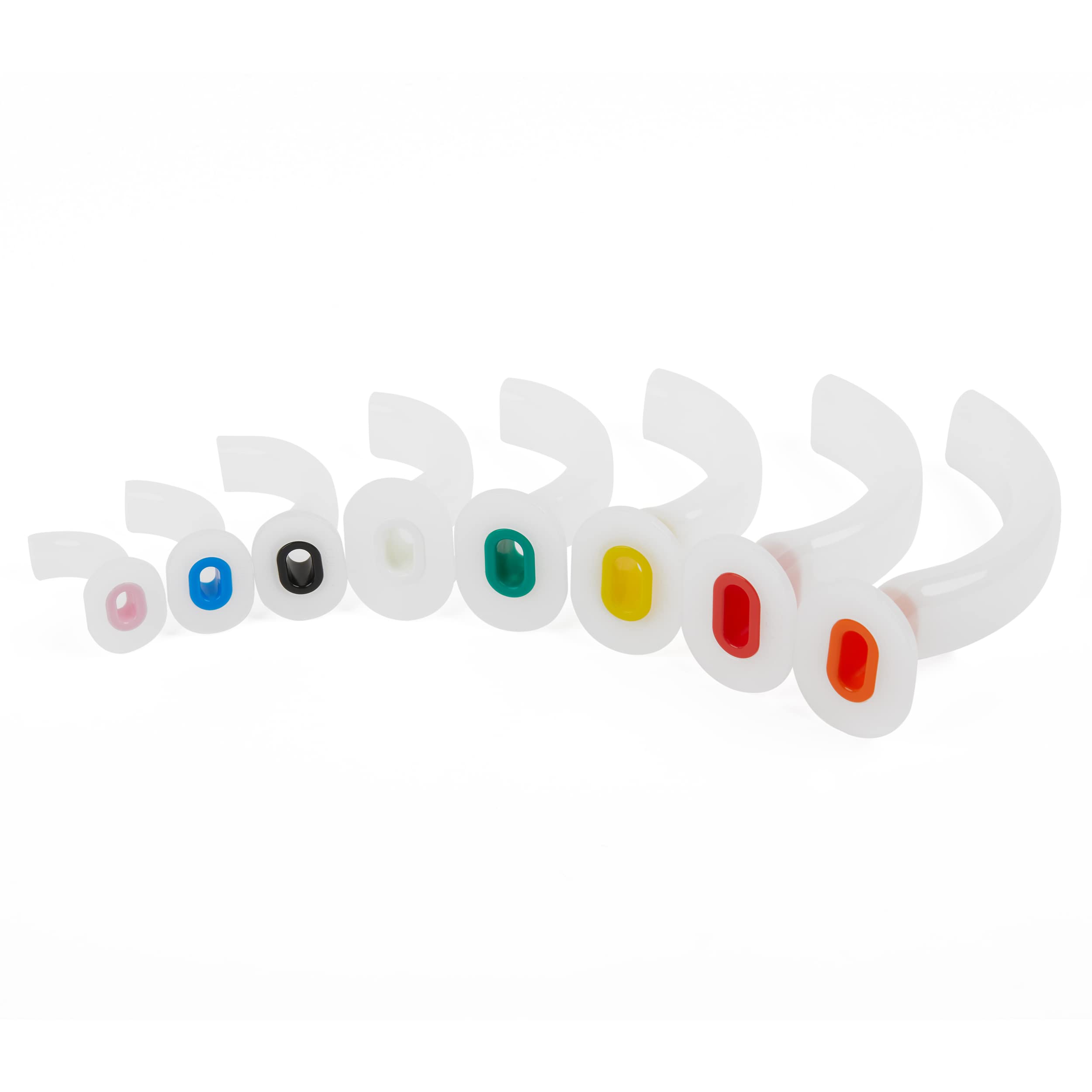 Oropharinggealtubus - Tubo di primo soccorso, 8 pezzi per confezione