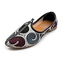 Handcrafted Men’s Embroidered Jutti Mojari – Traditional Punjabi Ethnic Wedding Shoes for Men's – Juti for Boys | Nagra Shoes Boys| Jutti Sherwani Shoes | 7 Multicolor gallery image