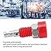 Gonetre Banana Jack Socket Connector Adapter Panel Mini Binding Post Brass ABS Material 2mm Diameter Professional Electronic Instrument Industrial Equipment (Red)
