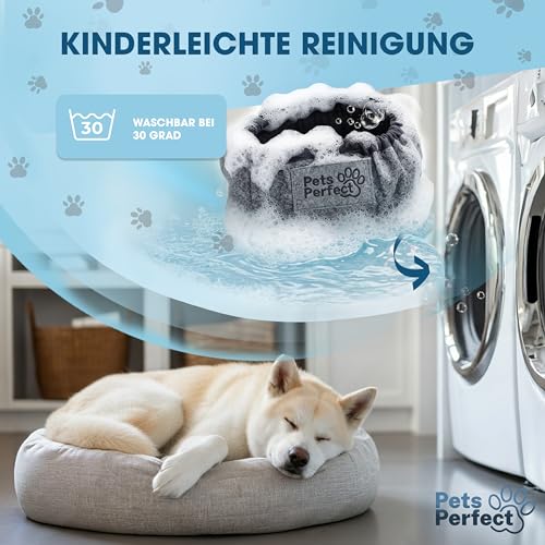 Pets Perfect® Schnüffelteppich Hund – Intelligenzspielzeug & Schnüffelmatte zur Nasenarbeit – rutschfest, Waschbar & Filz-Material – Beschäftigung & Lernspielzeug für kleine & große Hunde