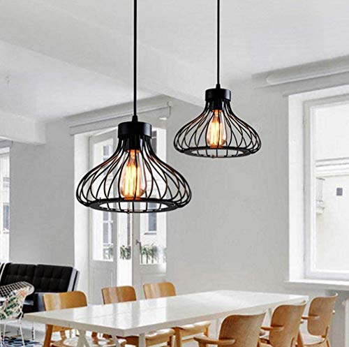 Mini candelabros modernos con acabado en hierro negro para techos elegantes 6