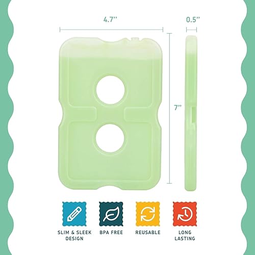 Miniatura 57 de Healthy Packers Cool Pack, Slim Long-Lasting Ice Packs - Great for Coolers or Lunch Box