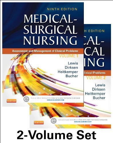 Medical-Surgical Nursing - 2-Volume Set: Assessment and Management of Clinical Problems, 9e (Medical- Surgical Nursing (Lewis) 2 Vol Set) 9th (ninth) by Lewis RN PhD FAAN, Sharon L., Dirksen RN PhD, Shannon Ruf (2013) Paperback