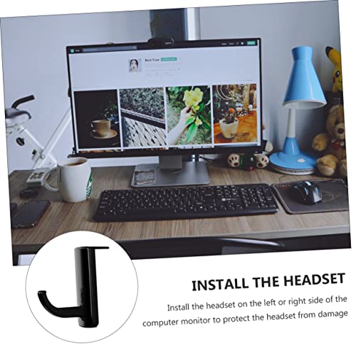 SUPVOX 5 Unidades Gancho Para Fone De Ouvido Cabide De Fone De Ouvido Engate Resistente Suporte De S