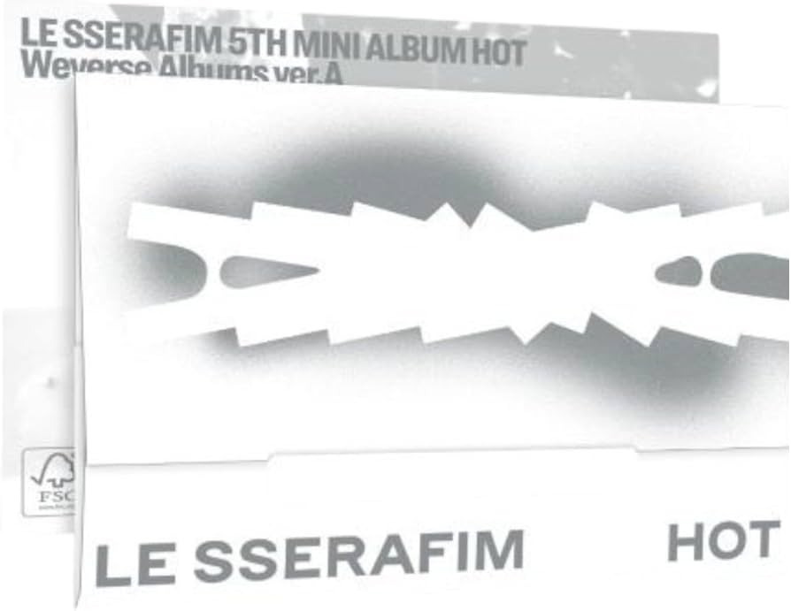 アイドル LE SSERAFIM weverse global hot complete Amazon.com: LE SSERAFIM - 5th Mini Album [HOT] Weverse Version (A