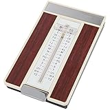 Home-X - Retro Style Flip Open A-Z Address Book, Wood Side Panel Design with Alphabetical Tabs for Optimal Organization