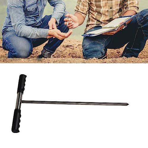 Riuulity Bodenprobensonden, Rostfrei, Edelstahl-Bodensonde, Stabspitze 32 Bis 48 Zoll für Se8pt8ic Ta8n8k Locator Gartengerät