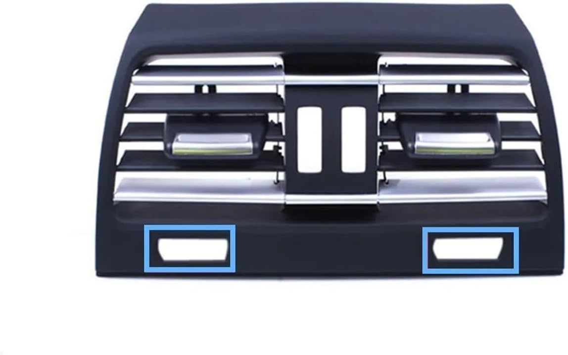 Automotive Air Conditioning Vents Car Air Conditioner Vent Grille Panel Outlet Cover Trim Fit for BMW 7 Series F01 F02 750I 750Li 64229118249 2009-2016 Nice-Looking(Two Holes)