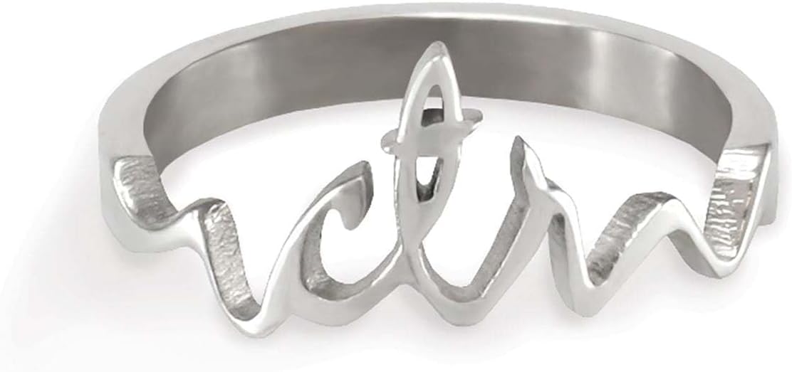 Ringmasters Cursive CTR LDS CTR Ring Choose the Right Faith Ring | Keepsake LDS Jewelry