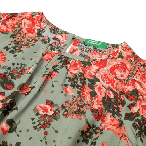 Image of United Colors of Benetton Kid's Western Kidz Rayon Knee-Length Dresses