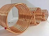 kupferrohrspirale 10mm Spirale aus Kupferrohr 12x1mm weich aus 10m mit Ø ca. 30cm (Kupferrohrspirale)