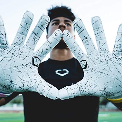 WILSON EvoShield Burst Football Receivers Gloves
