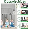 XINZI Treppenschutzgitter Baby Türschutzgitter Ohne Bohren 85-95 cm XINZI Treppenschutzgitter Baby Türschutzgitter Ohne Bohren 85-95 cm