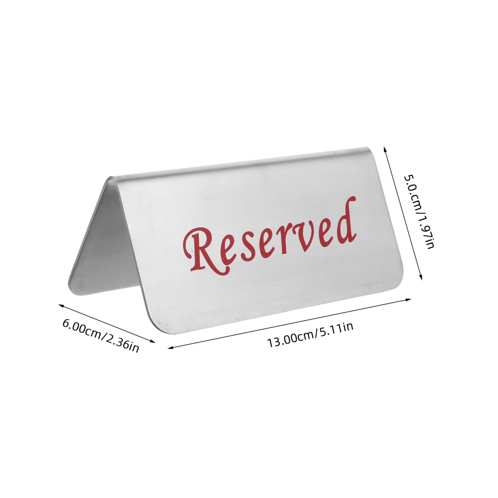 HEMOTON Reserved Signs for Wedding Metal Table Top Seating Sign Wedding Decor for Reception