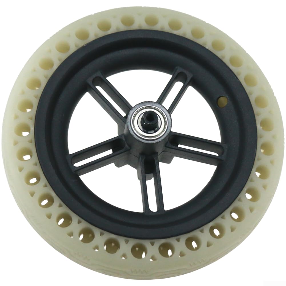 Gomma Piena 8.5 Pollici Antiforatura per Monopattino Elettrico | Gomma piena antiforatura, colore verde fluorescente, visibilità notturna, ideale per xiaomi M365