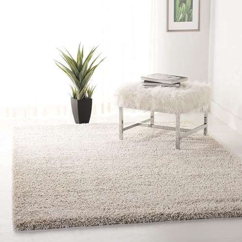 Image of Solid Fluffy Rugs and Carpet for Hall and Drawing Room 5x7 Feet M-2