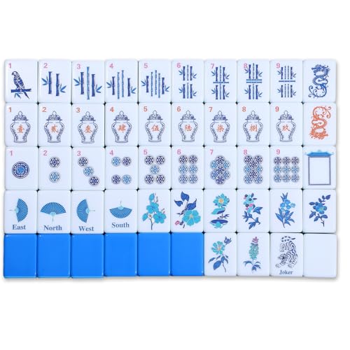 Chinoiserie Mahjong set 160 piezas tamaño viaje