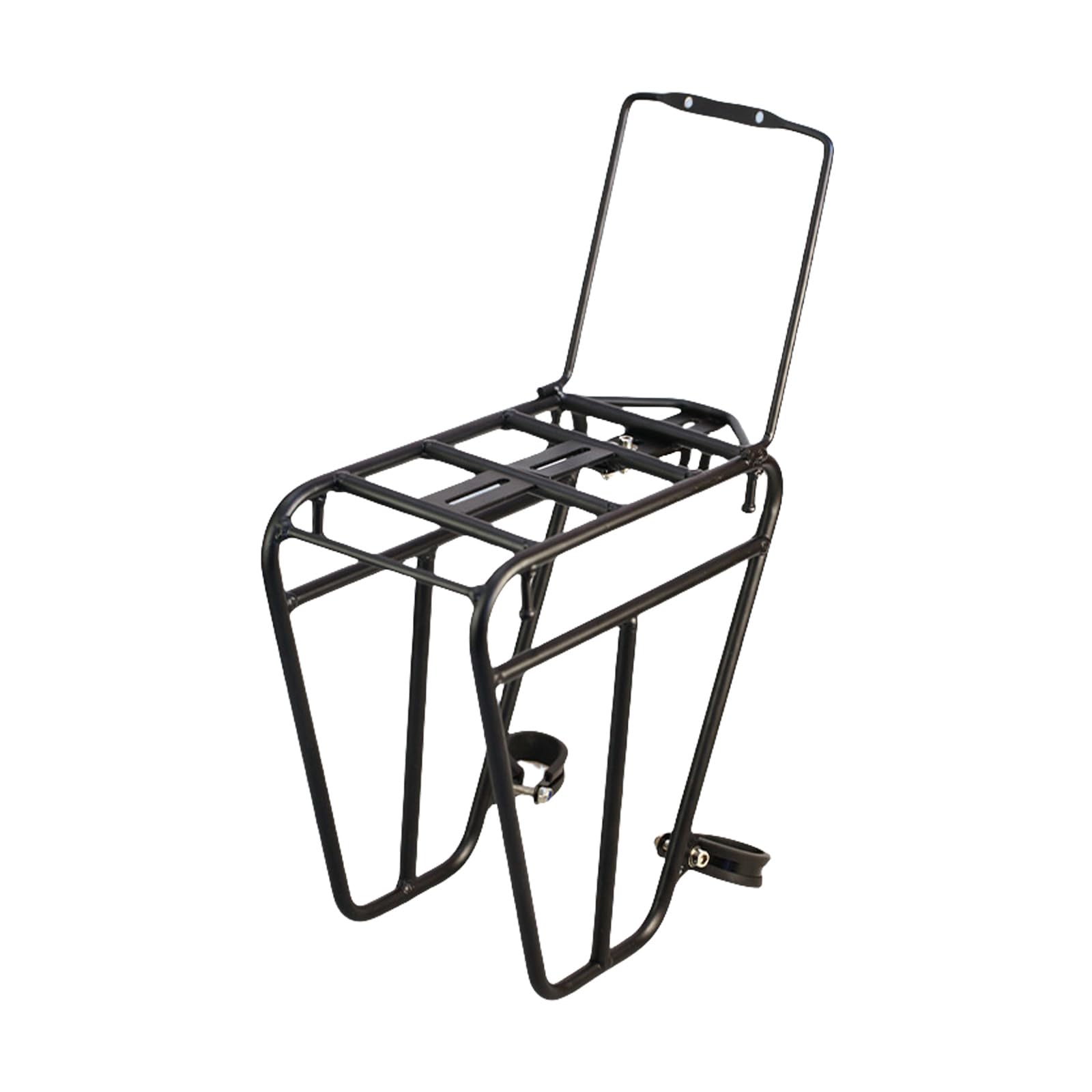 Shurhome Light Weight Metal Front Rack Bicycles Front Fork Rack Mountain Bike Front Rack for Carrying Cargo On Rough Terrain