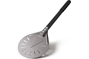 Pizza Perfection with our 7-Inch Aluminum Turning Peel!
