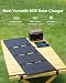 ELECAENTA 60W Solar Panel ETFE Portable Solar Charger 3 Ports, IP68 Waterproof, Foldable Lightweight Monocrystalline Solar Cell for Camping Power Station Generator RV Home Outdoor
