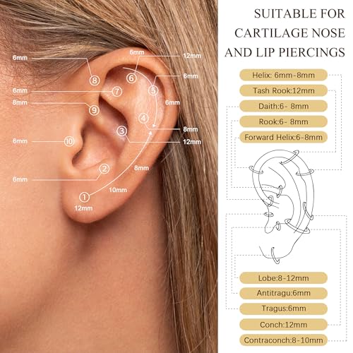 Huggie Hoop Earrings Small Hypoallergenic 14K Gold Plated Huggie Earrings For Women Simple Huggie Stud Earrings3