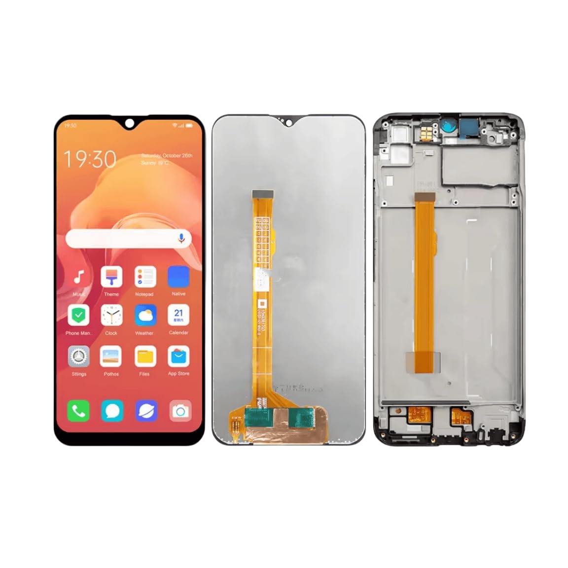 Écran VIVO Y12 LCD Assemblé YOOOKOOO Finition Précise avec Cadre 6.3" - 7