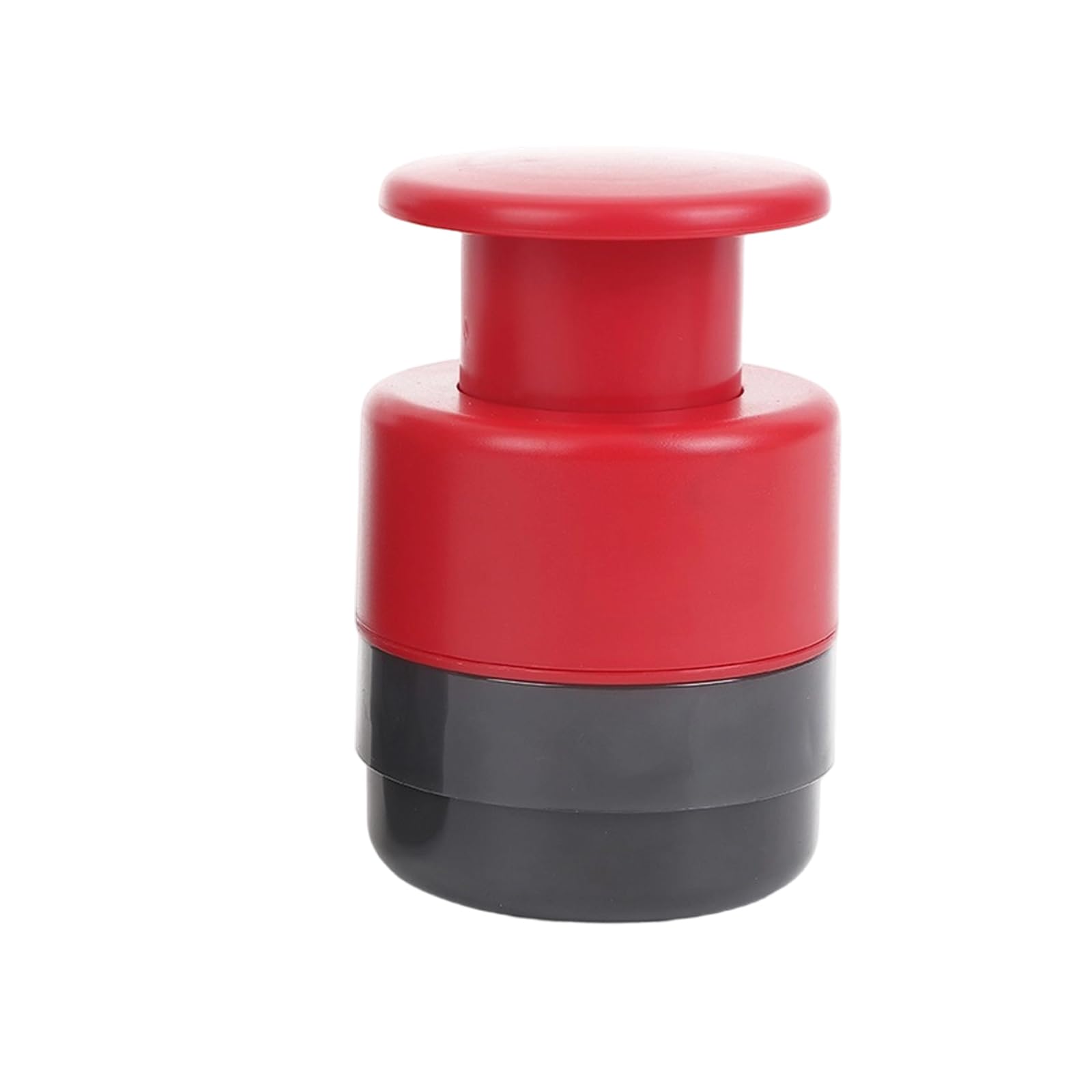 Limtula Red Handheld Fruit Pitter 7 Hole Rustproof Metal Extractor For Easy Preparation In The Kitchen Black Pitter With Container